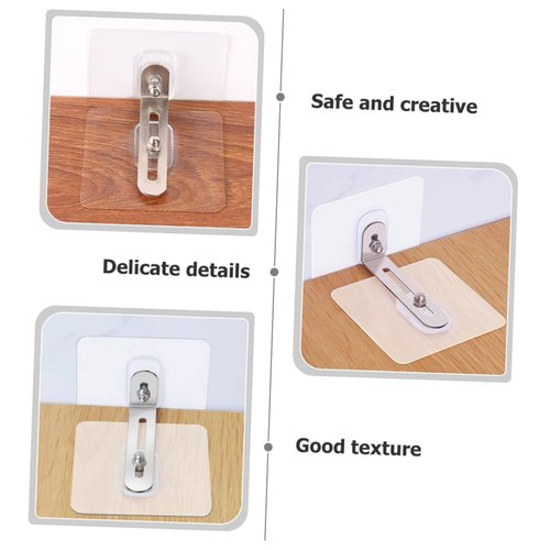 ERINGOGO 6Pcs Furniture Wall Anchors for Proofing Heavy Duty No Drill Adhesive Strap Easy Installation Safety Furniture Anchors Durable Tip for Dressers Cabinets