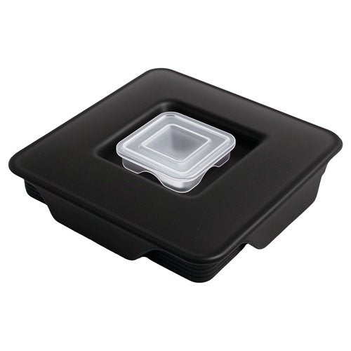 Blender Top Lid Replacement for Blendtec Commercial Compatible with Blendtec Commercial WildSide+ & FourSide Jars Part #40-310 Blender Vented Latching Cover with Center Cap