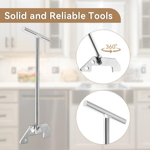 Belleone Garbage Disposer Unjamming Wrench, Durable Garbage Disposal Wrench for Moen, Waste King, InSinkErator Garbage Disposal, Kitchen Unclogger Wrench Tool for Jams Clutter Removal
