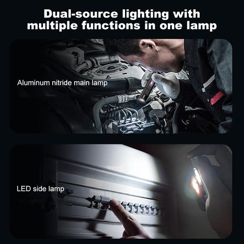DIKWQAS Taclite Mini – The Ultimate Everyday Micro Tool | Taclight Ultimate Survival Flashlight | 500 Lumens Rechargeable EDC Flashlight | Waterproof Pocket Keychain Flashlights with Hat Clip