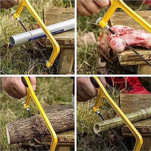 6 in. Mini Hacksaw & mitre Block Set - 150mm Extra Fine Cut Hack Saw with Bi-Metal Blade