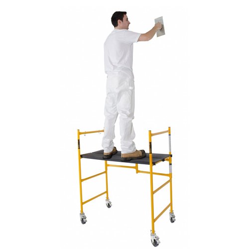 Metaltech Mini Folding Steel Scaffold - 500-Lb. Capacity, Model Number I-IMCN