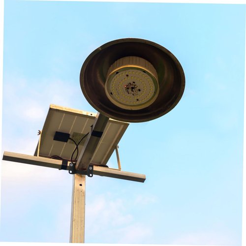 BESTonZON Solar Lighting Mounting Bracket Kit Weather Resistant Outdoor Light Pole Mount for Solar Panel Easy Installation Lamp Post Arm Bracket for Spotlights Street Lights Versatile Use