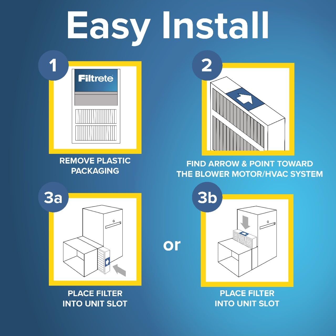Filtrete 20x25x4(SlimFit), AC Furnace Air Filter, MPR 1550 DP, Healthy Living Ultra Allergen Deep Pleat, 4-Pack, Fits Lennox & Honeywell Devices (exact dimensions 19.5 x 24.5 x 3.75)