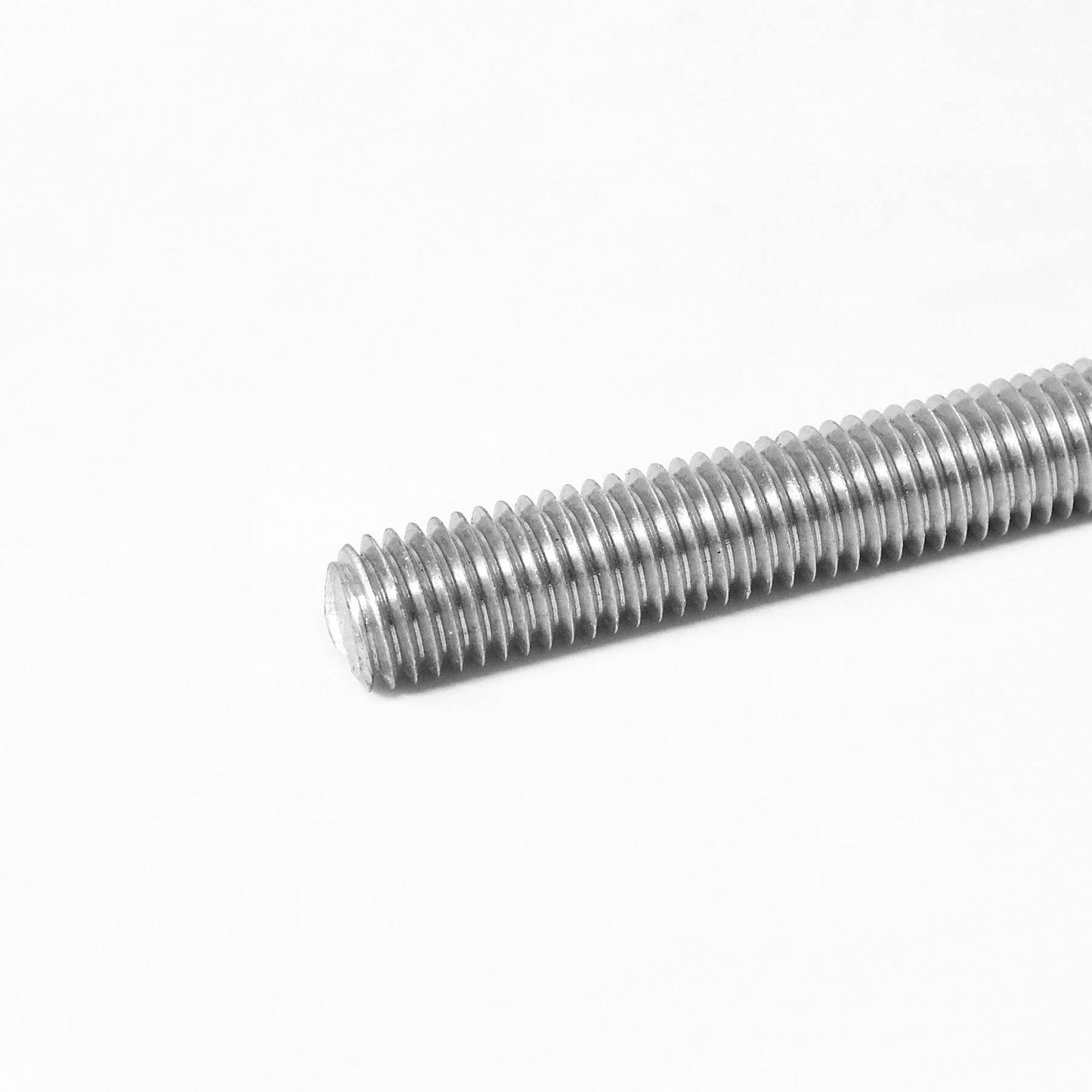 Qlvily 2 Packs 304 Stainless Steel 3/8"-16 Thread Fully Threaded Rods, 12" Length, Right Hand Threads