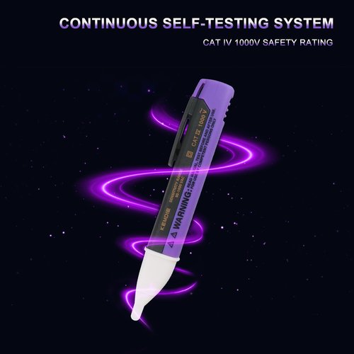 Voltage Tester Pen with Non-Contact Detection,High-Sensitivity Electrical Tester for Wires, Outlets, and Switches–Buzzer and LED Alerts for Safe, Accurate AC Voltage Testing