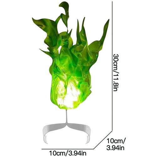 Halloween Floating Fire,Flame Lamp Prop,Illuminated Flame Lamp,Fire Floating Prop,Illuminated Floating Fire for Role Playing Halloween Home Party Decorations,Glowing for Halloween Party Props (Red)