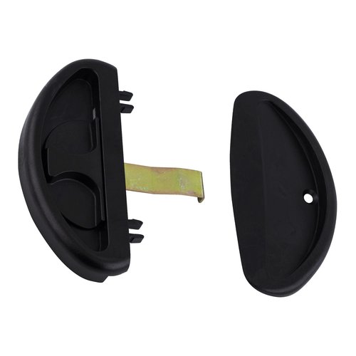 CRL A255 Black Sliding Screen Door Latch and Pull