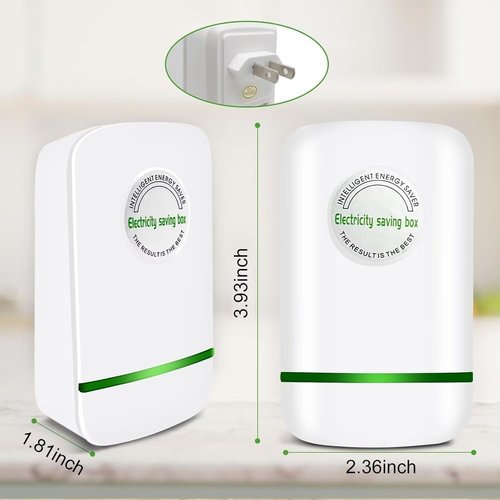 Energy Saving Device, Stopwatt Electricity Saving Device Save Electricity, Energy Power Saver, Stop Watt Electricity Saving Box with Us Plug 90v-250v 30kw, 6 Pack