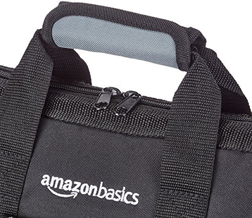 Amazon Basics Small 12-Inch Durable Tool Storage Bag with 16 Pockets