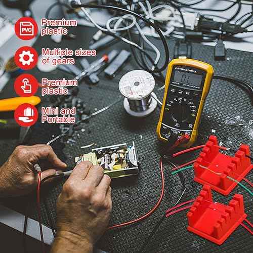 2PCS Soldering Station Clamp,Plastic Wire Clamp Bracket,Welding Soldering Station Clamp,Suitable for Various Size Wire