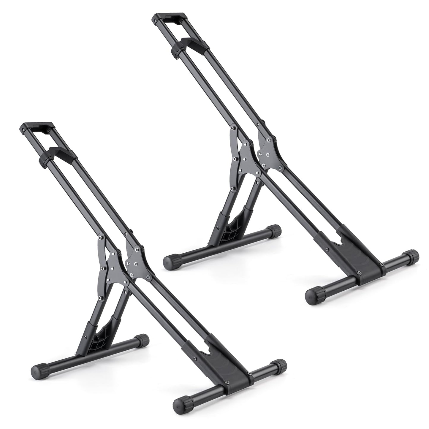 CHEPARK Bike Floor Stand Rack- Indoor Bike Stand for Garage/Home - Bike Storage Bicycle Parking Rack Fit 20”-29” Mountain Road Bikes (2 Bike Rack)
