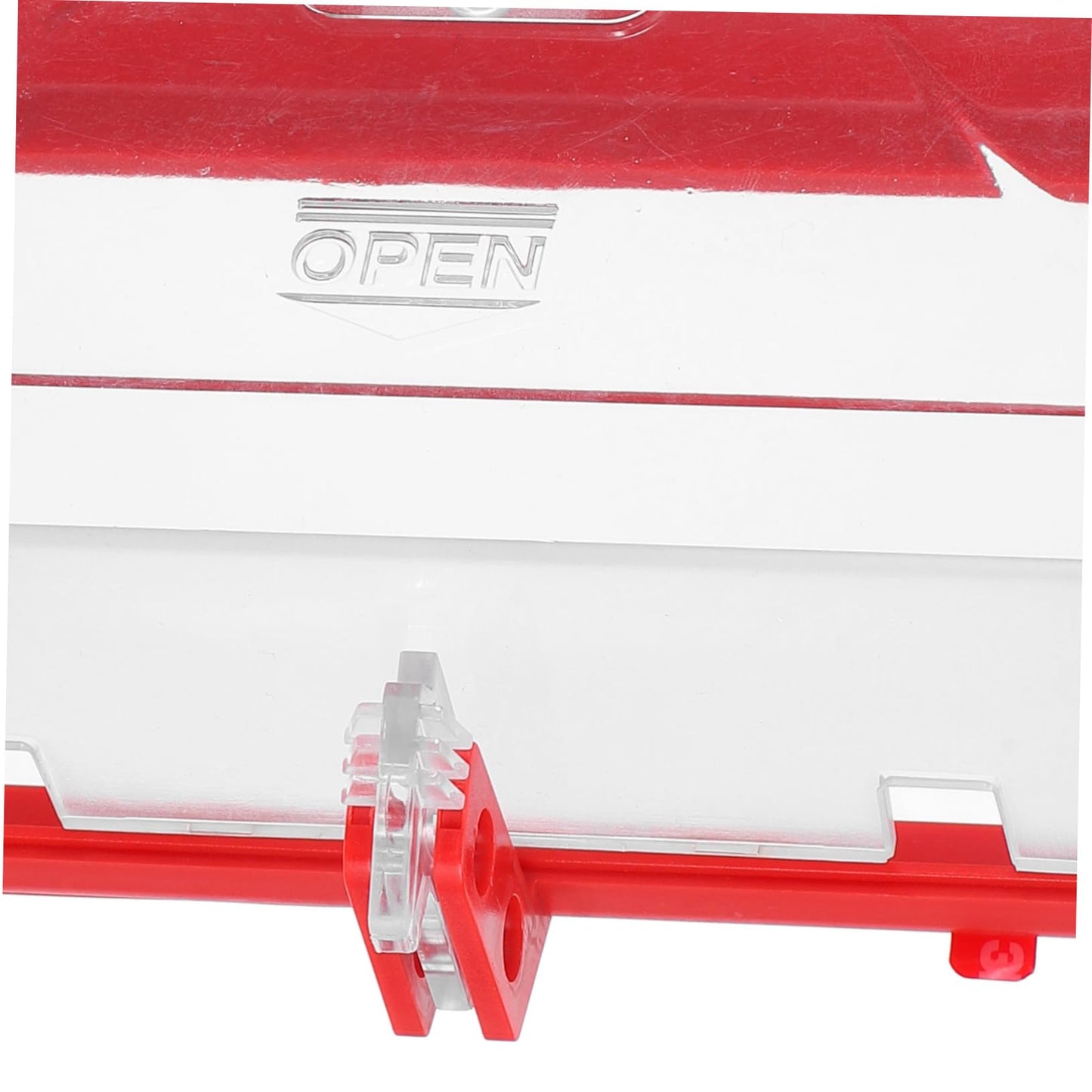 PRETYZOOM Oversize Push Button Cover Transparent Emergency Stop Switch Protector for Electrical Equipment Quick Shutdown Switch Protection Box