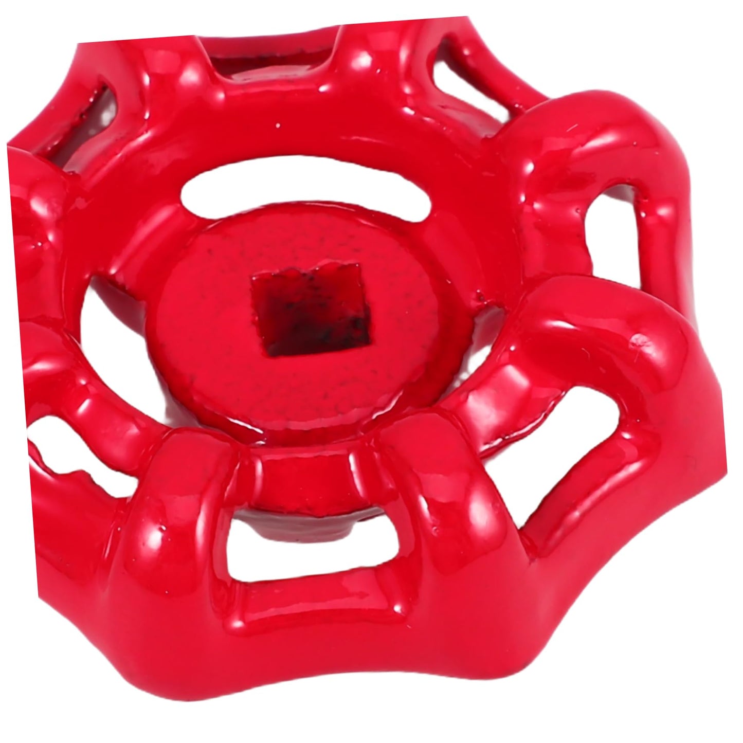VILLFUL Water Valve Handle for Outdoor Cast Iron Handle Irregular Edge Design for Enhanced Grip