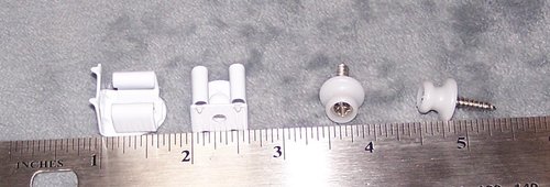 Plantation Shutter Catch/White