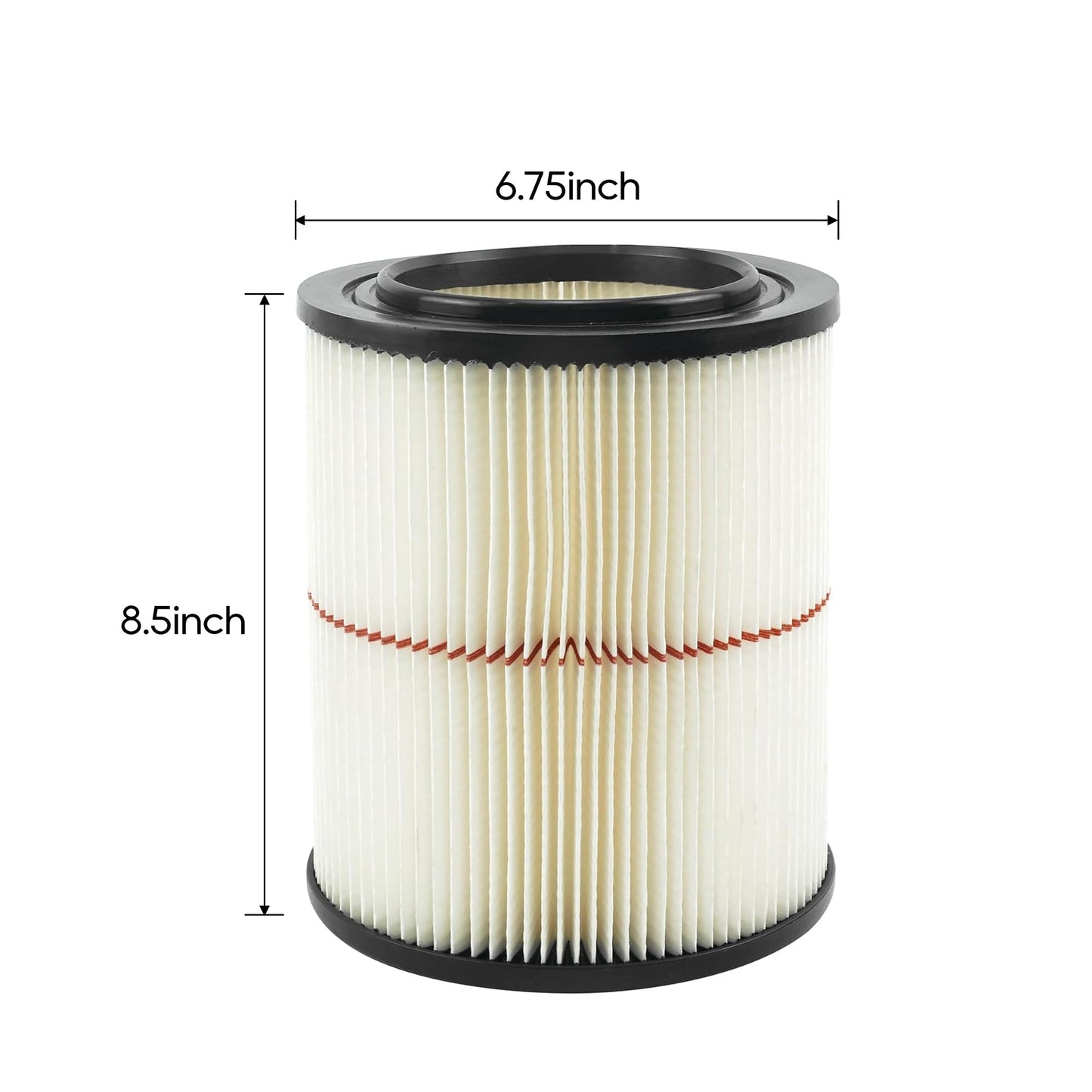 17816 Replacement Filter For Craftsman 9-17816 Wet/Dry Vacuum Cleaner Fit 5 gallon,1 pack