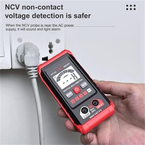 Ifanycased Digital Multimeter, 3-in-1 Fully Automatic Anti-Burn Intelligent Digital Multimeter, Non Contact Voltage Tester Pen, Ht123 Smart Meter
