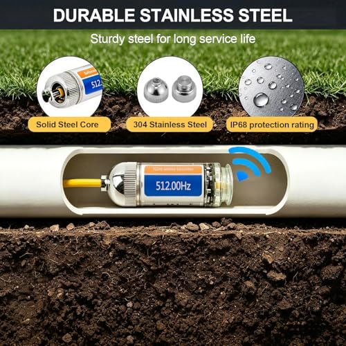 512Hz Sonde Transmitter, Flushable Remote Locator for Underground