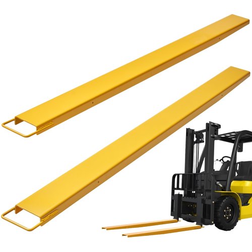 VEVOR Fork Extensions, 84 Inch Width 5.5 Inch, Heavy Duty for Forklifts, 1 Pair