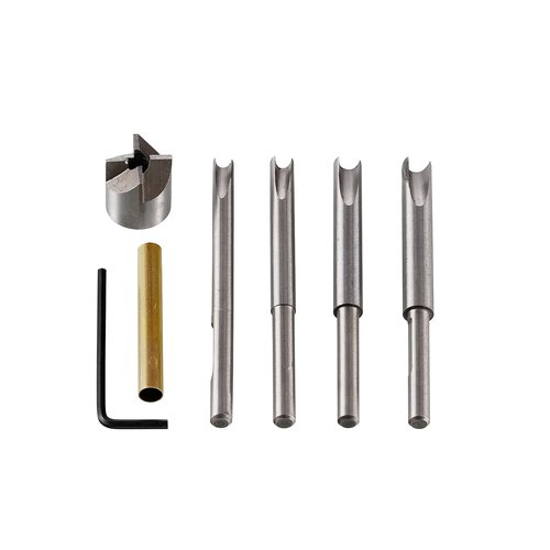 Wood Turning Barrel Kits, Turning Tools, Pen Mandrel MT2 (Pen Mill Kit - 7Pcs)