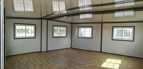 Mo-office 20ft Prefab unfoldable House casas prefabricadas para Vivir Tiny Homes to Live in for Adults Small Foldable Container House kit Mobile Modular Guest House for Sale Shed Storage Box,no Toilet