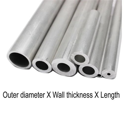 Aluminium Round Pipe Tube Outer Diameter 40mm 41mm 42mm 43mm 44mm(Length 300mm,44x2mm 1pc)