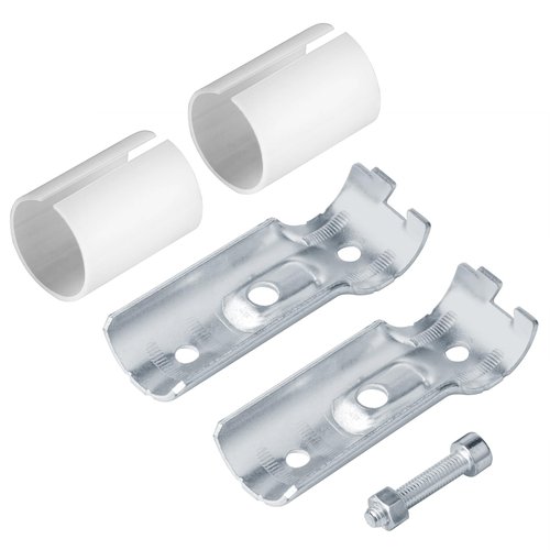 eoere 20 Sets T Pipe Connector Tee Clamp Fittings, Fit OD 19.1 mm Stainless Steel Pipe and 1/2" EMT