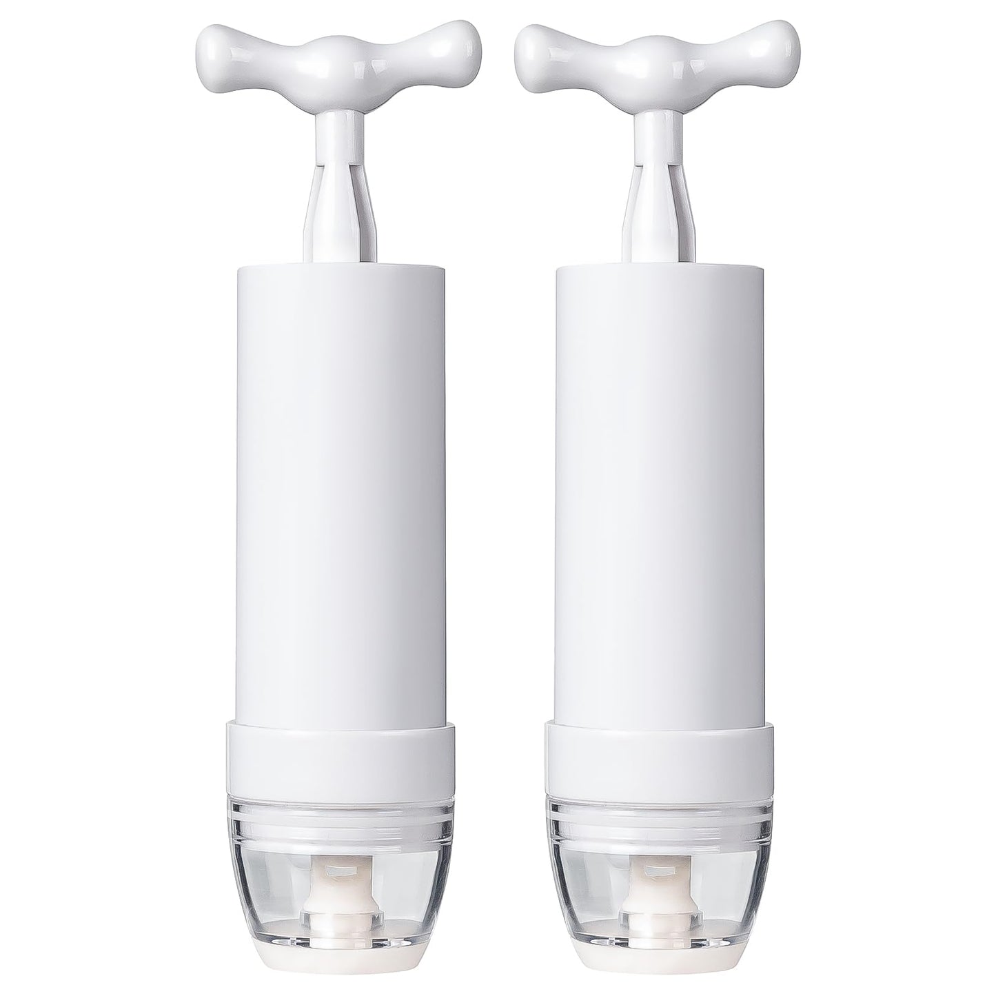Mini Vacuum Pump Manual Portable Vacuum Sealer Pump for Sous Vide Bags Use in Clothes and Food 2-Pack