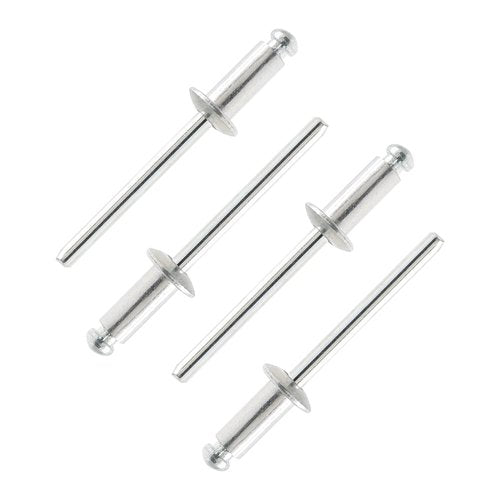 Qjaiune 100Pcs Aluminum Pop Rivets 3/16" x 3/8" (Diameter x Grip Length), Dome Head Blind Rivets for Sheet Metal Automotive Railway