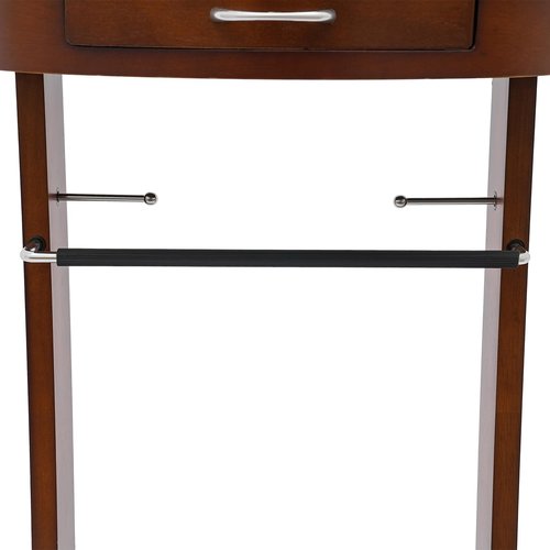 TTeralmon Mens Valet Stand with Drawer & Base Clothes Valet Stand for Bedroom Suit Rack Stand for Men and Women Clothing Valet Suit Stand, 16.93" D x 13.19" W x 42.13" H