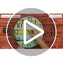 Mudder 6pcs Silent Clock Movement Mechanism 28mm Replacement with Hands