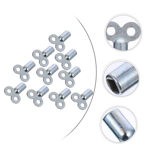 TEHAUX 10Pcs Square Radiator Keys for Plumbing Bleeding Durable Air Valve Tool for Gas Boiler and Baseboard Heating Systems Compact and Easy to Store