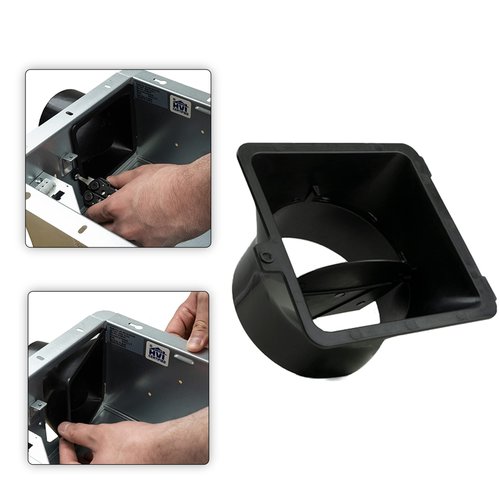 BV Bathroom Exhaust Fan 110CFM - Bathroom Fan 1.2 Sones, 4" Duct Collar, Rooms Up to 110 Sq. Ft.| Energy-Saving Ventilation Fan - No Attic Access & Ultra-Quiet | Energy Star, HVI 2100 & UL Certified