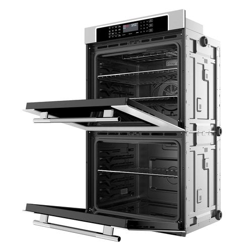 Empava 30" Double Electric Wall Oven Self-Cleaning Convection Fan Touch Control, Stainless Steel