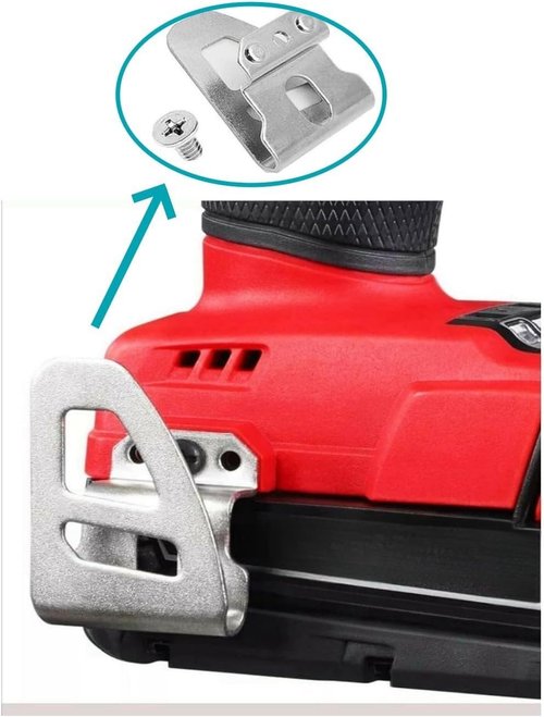 42-70-2653 Belt Clip/Hook Compatible with Milwaukee M-18 Fuel Tools 2604-20, 2604-22, 2604-22CT, 2797-22,2804-20,2904-20, Impact Driver Hammer Drill Belt Clip (5-pack)