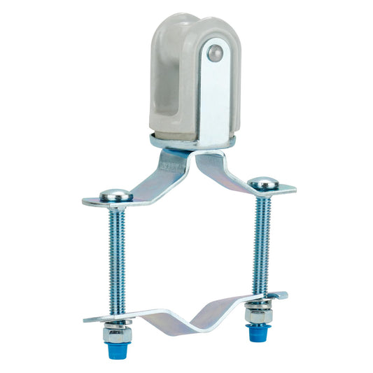 HIBUMFX Heavy Duty Wire Holder, Porcelain Insulator with Adjustable Bracket, 1-1/4" - 3" (1)