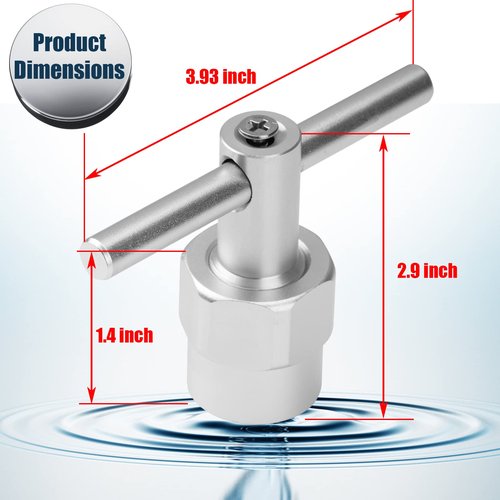 8EST TQQL 104421 Cartridge Removal Tool, Cartridge Puller Compatible with Moen 1200, 1222, & 1225 Single Handle Cartridges