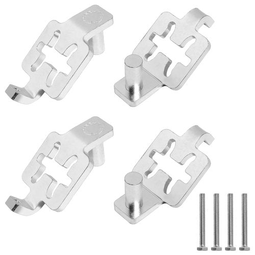 2 Pack T-Post Gate Hinge Pins Heavy Duty Steel, Easy to Install for Farm, Garden & Backyard Gates