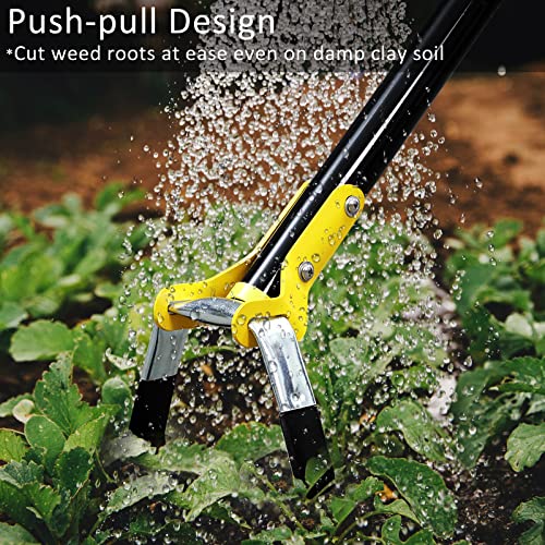 DonSail Adjustable Garden Hoe 30-61 Inch Heavy Duty Weeding Tool