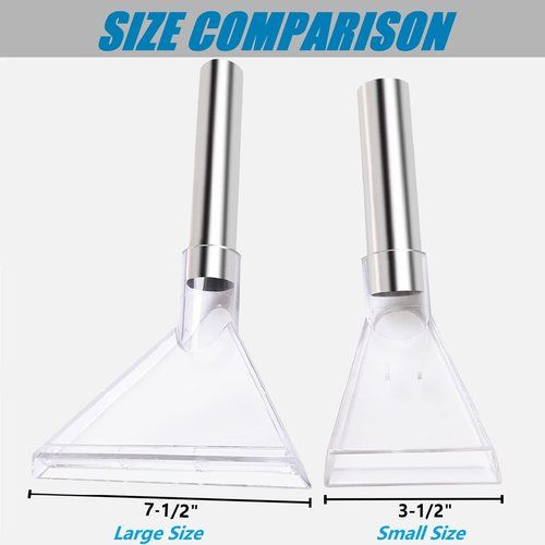 Happy Tree Universal Fit All Shop Vacs with 2-1/2" and 1-7/8" and 1-1/4" Adapters Wet-Dry Extraction Accessory for Upholstery & Carpet Cleaning and Auto Detailing, Shop Vac Extractor Attachment
