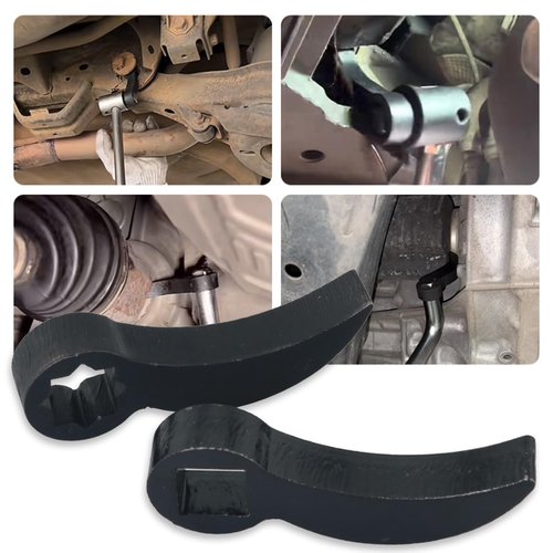 FMHXG 2PCS Bullhorn Type Half Shaft Removal Square Model Plum Model Lever Pry Removal Tool Auto Maintenance Tool Half Shaft Removal Auto Repair Tool Driver Pry Adaptor Tool