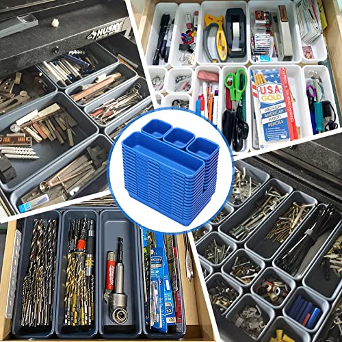 KeFanta 42-Piece Tool Box Organizer Tray Dividers in Blue – Rolling Cabi/Chest