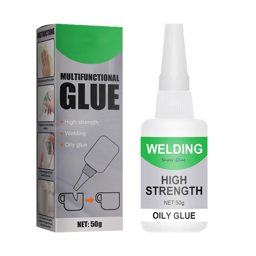 Pickelect Welding High-Strength Oily Glue, 50g Multipurpose Glue Welding High-Strength Oily Glues, for Metal, Wood, Ceramics, Leather, Glass (1pcs)