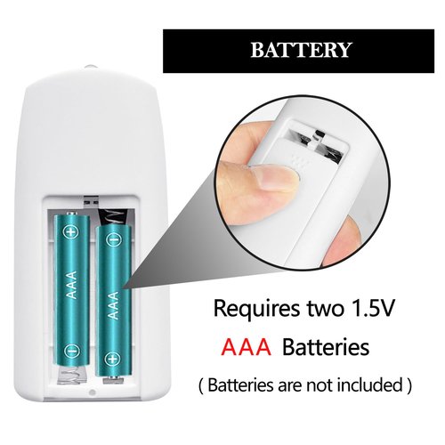 Molgoc Replacement Remote Control for Ceiling Fan,Compatible with Bell+Howell Socket Ceiling Fan Light.