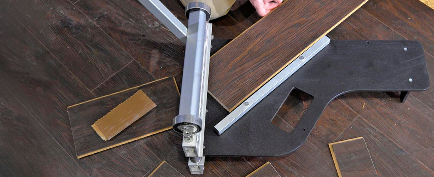 MARSHALLTOWN Ultra-Lite Flooring Cutter 13", Made in the USA, Cuts Vinyl Plank, Laminate, Engineered Hardwood, Siding, and More - Honing Stone Included