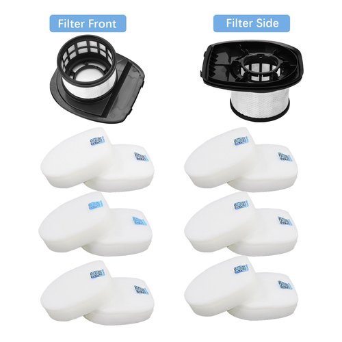IX140 IX141 IX142 Filters, Lichelete IX141 Filters for Shark Rocket Pet Pro IZ140 IZ140C IZ141C IZ142 UZ145 Stick Vacuums, Part 616FJ140 and 617FJ140, 2 Pack Filter, 4 Pack Foam and Flet Filter Kit