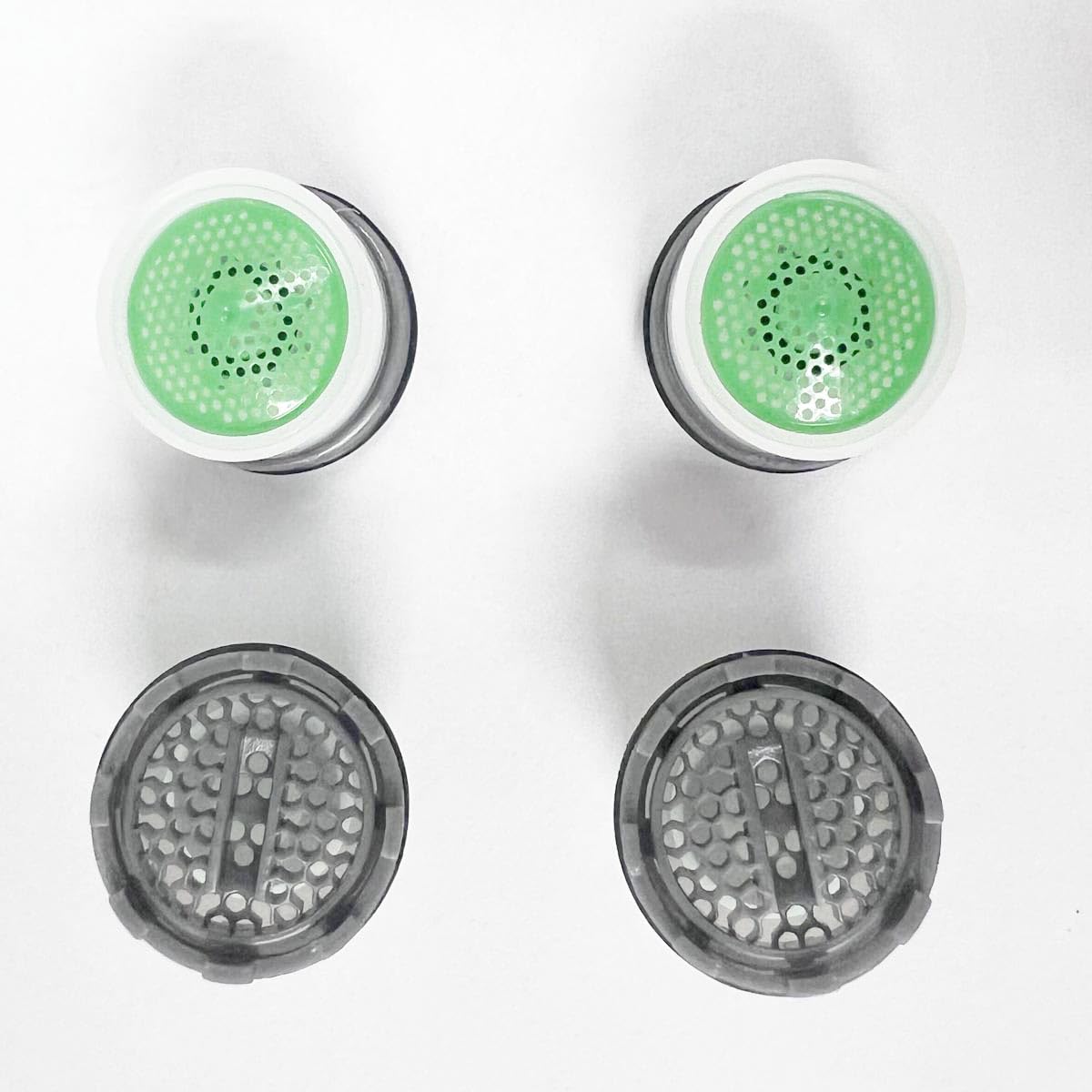 M16.5 Cache Aerator Faucet, Replacement Cache Aerator for Sink M16.5, 4Pcs Tap Aerators Flow Restrictor and 1Pcs Faucet Aerator Key