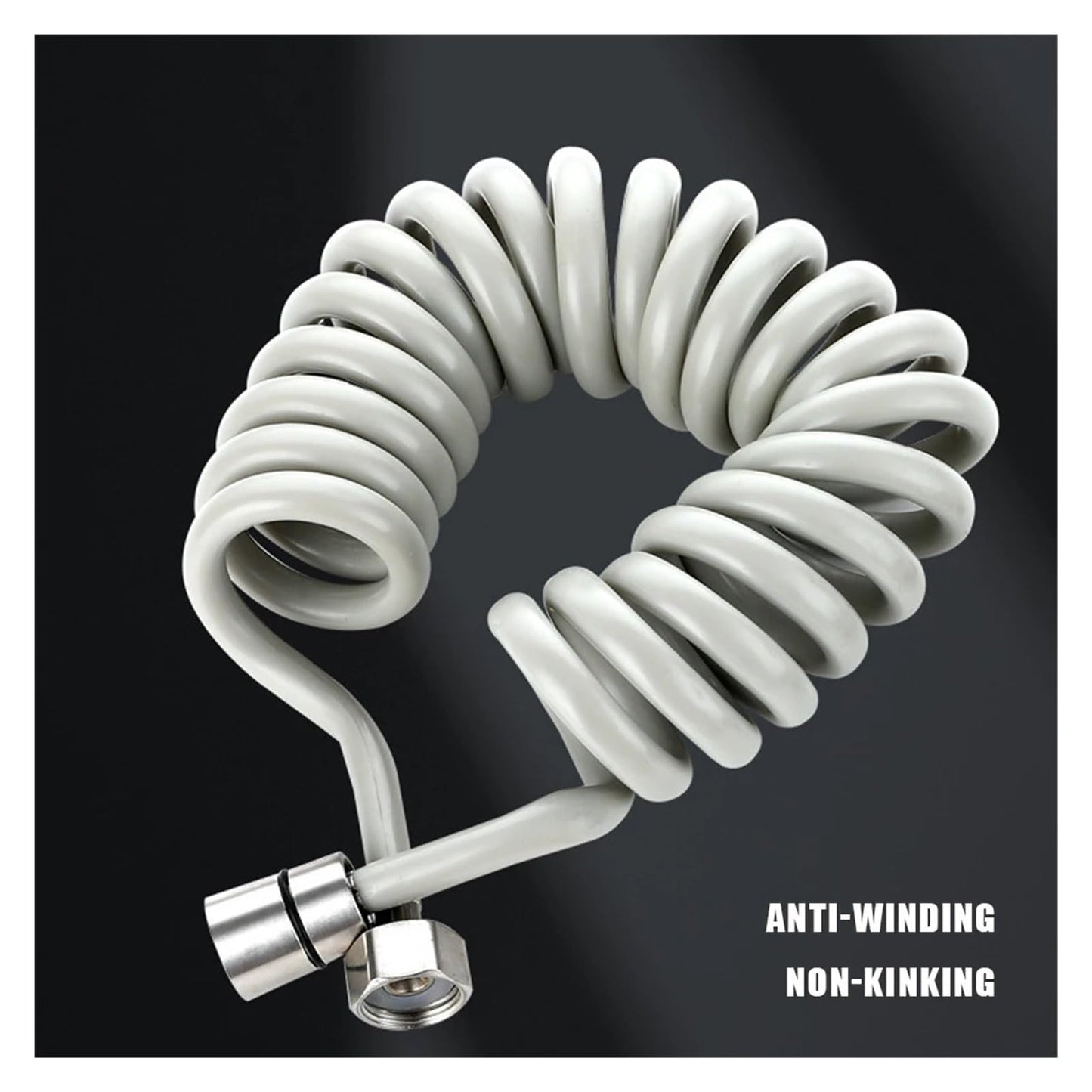 2/3/5M Flexible Spring Shower Head Hose Tube Plastic Water Toilet Bidet Sprayer Telephone Line Soft Hoses Bathroom Accessories(1PCS 5M)