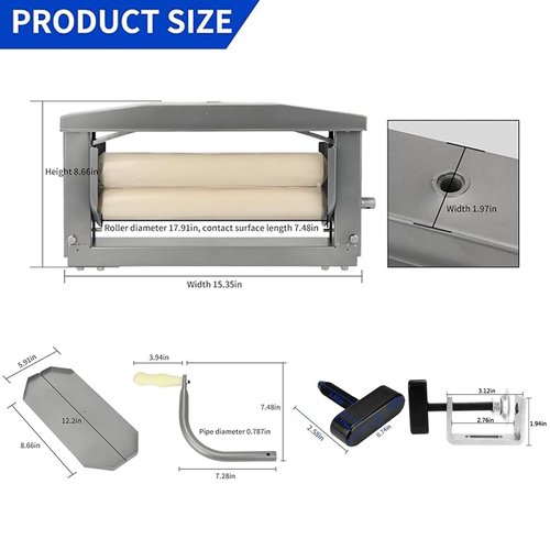 MADONGLI Clothes Wringer - Better Moisture Removal than Portable Washing Machine/Portable Dryer - Heavy Duty Off Grid Laundry Wringer | Perfect Towel Wringer for Chamois Cloth, Tile Sponge, etc.