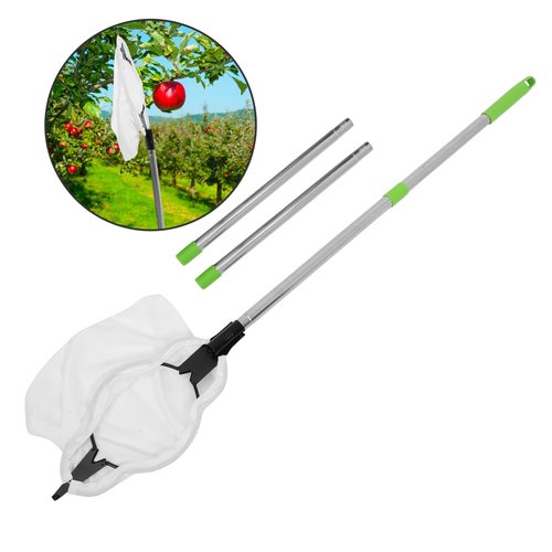 TOYANDONA 1set Extendable Fruit Picker Padded Basket Ergonomic Design for Easy Pear and Citrus Harvesting Adjustable Handle Tool for Efficient